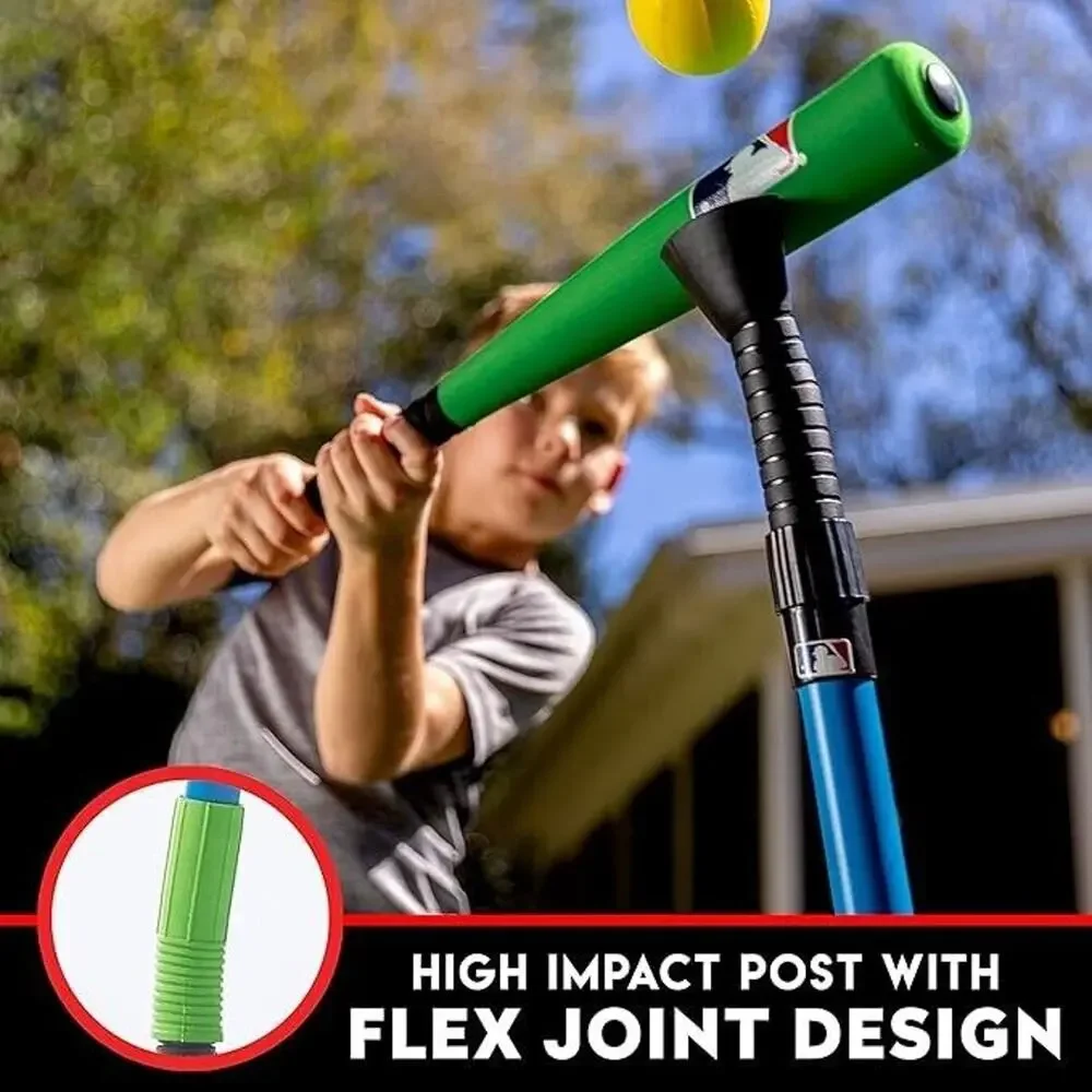 Franklin Sports Youth Batting Training Tee Adjustable Height Plastic for Kids - Picture 4 of 6